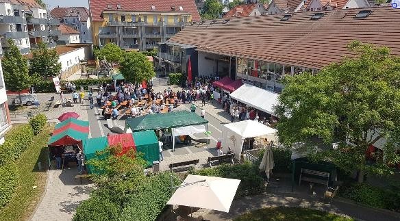 Stadtteilfest Pliensauvorstadt Stadtteilfest Pliensauvorstadt von oben