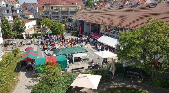Stadtteilfest Pliensauvorstadt Stadtteilfest Pliensauvorstadt von oben